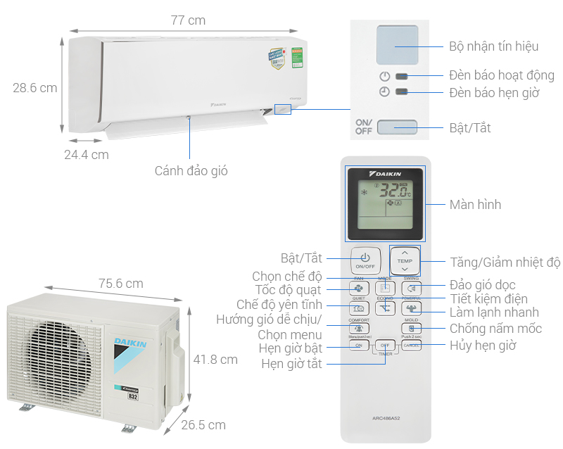 Máy lạnh Daikin inverter