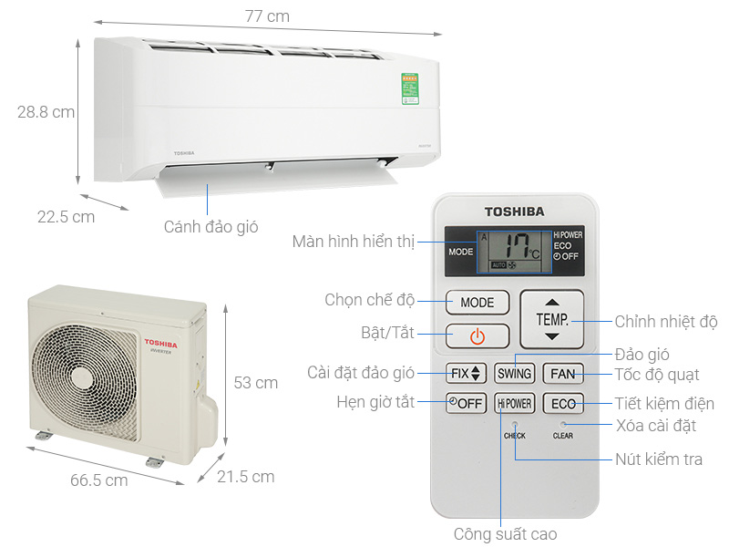 Máy Lạnh Toshiba inverter